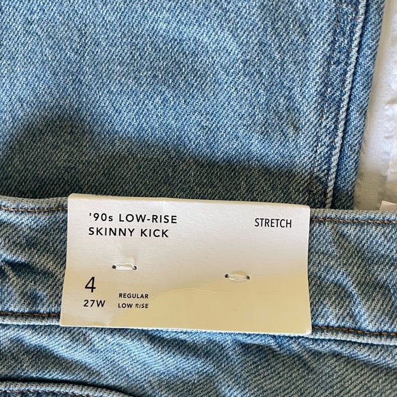 American Eagle 90’s low rise skinny kick denim - Picture 13 of 16